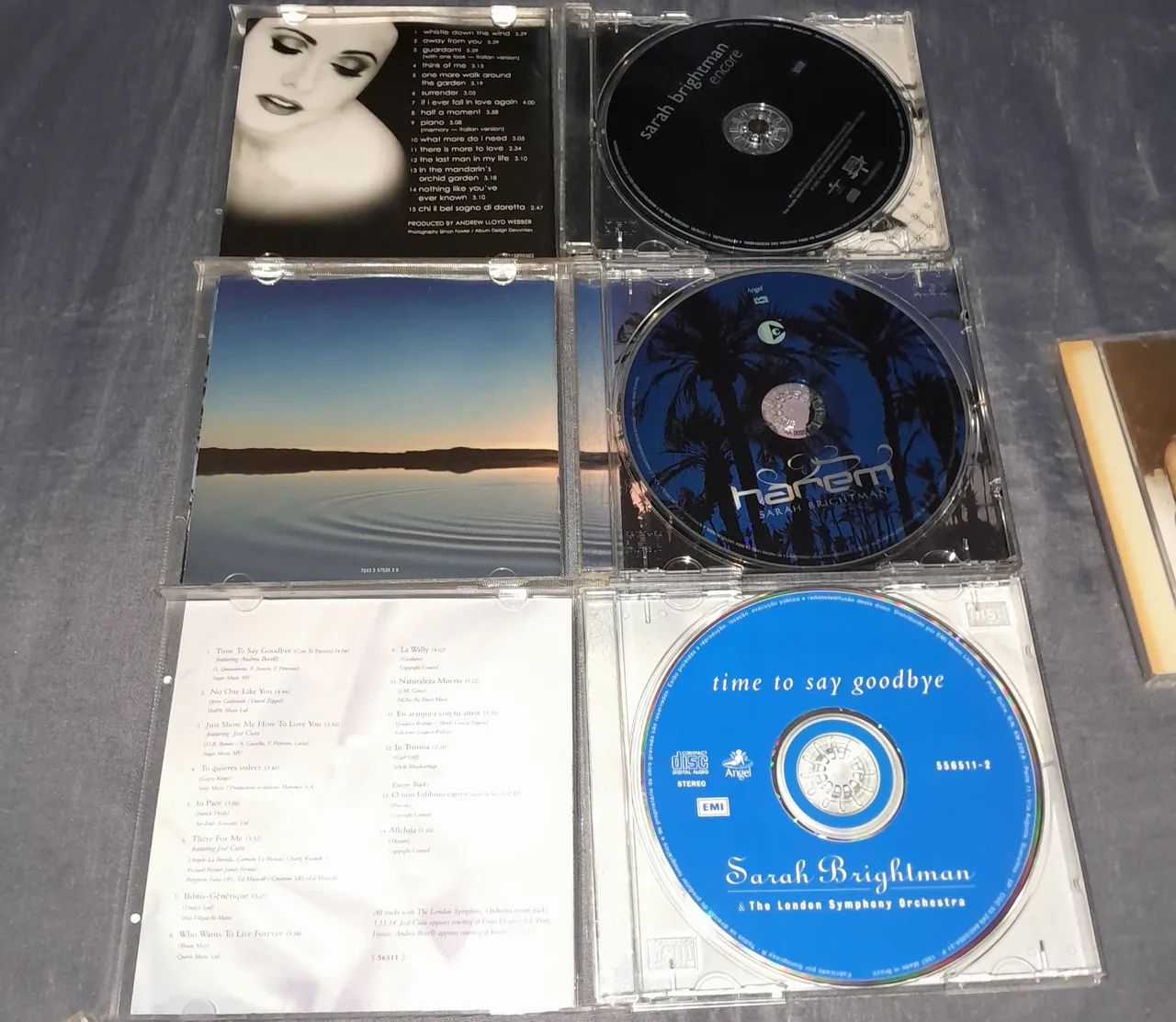 Lote 7 cds e dvd sarah brightman-leia - Foto 2