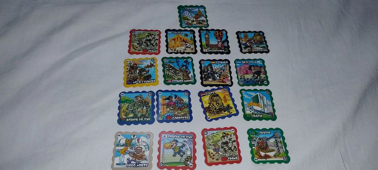 Coleção 17  Cards Cadê Chester Cheetos Elma Chips