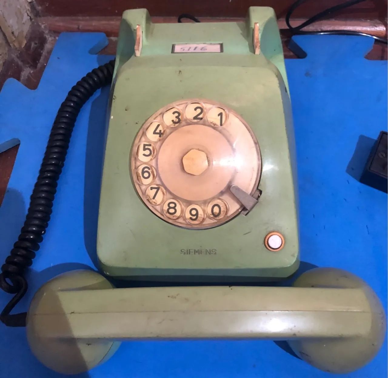 Telefone antigo Siemens verde - Foto 2