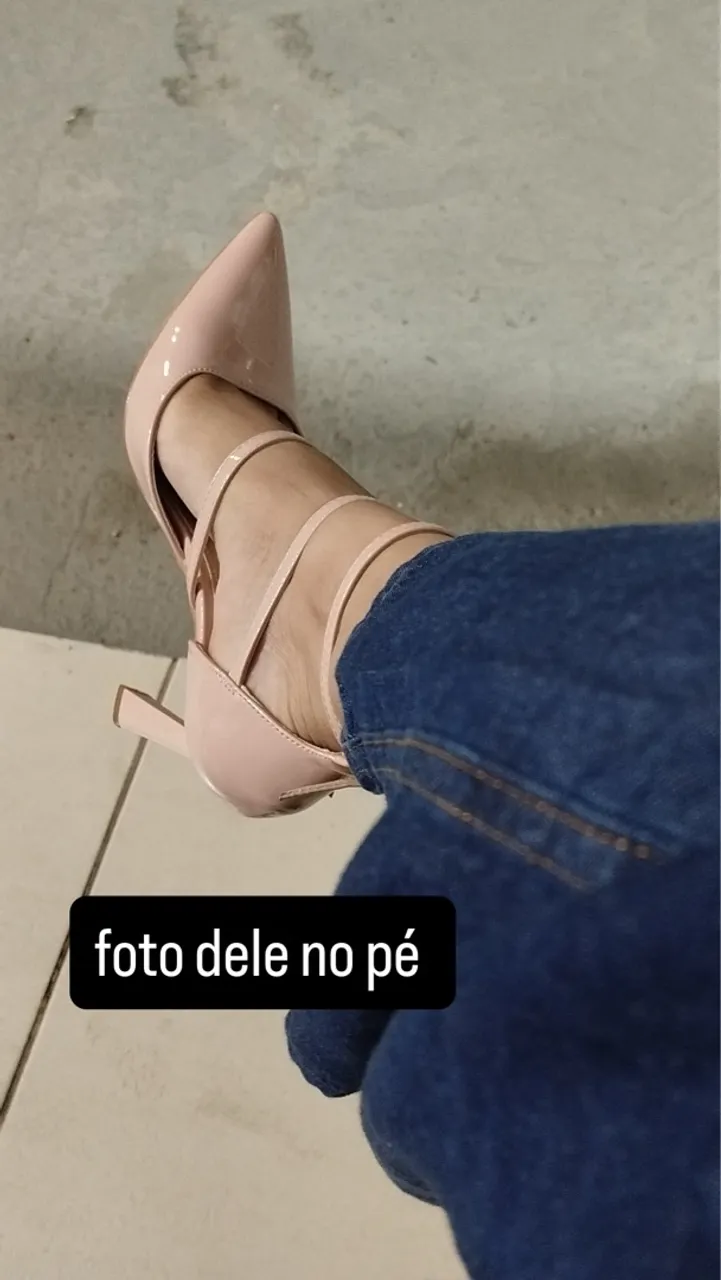 Sandália Salto Fino Rosa