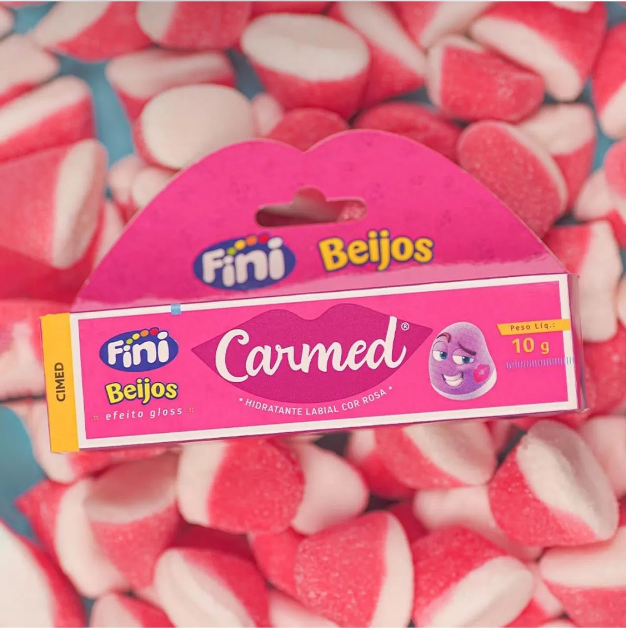 Fini Carmed Beijos - Hidratante Labial Cor Rosa