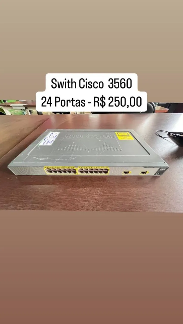 Switch Cisco 3560 24 Portas