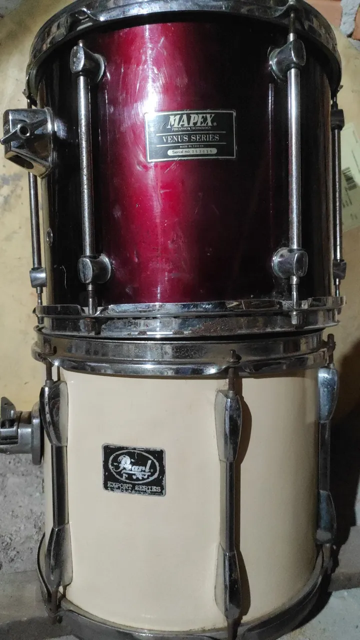Bateria Mapex Venus Series 12 pol e Pearl Export Series 12 pol