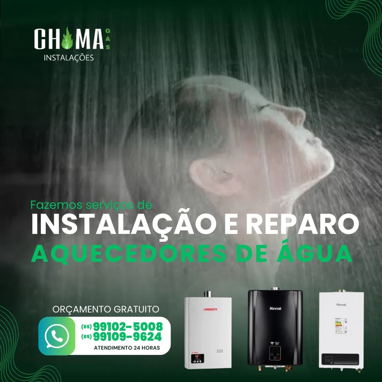 Instalação e Manutenção de Aquecedor a gás