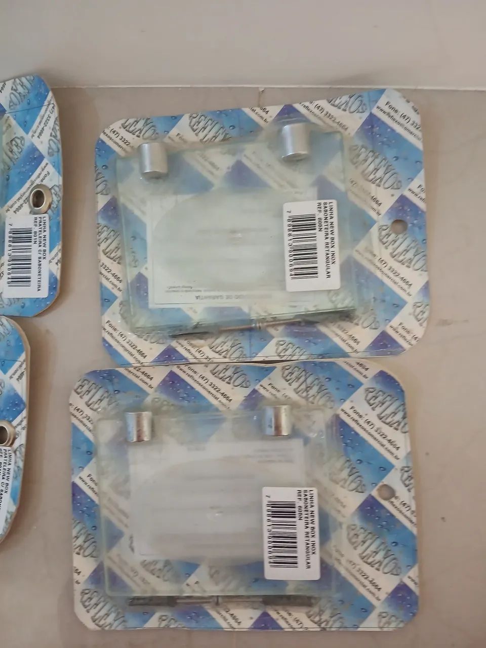 Saboneteira Retangular Inox - Foto 4