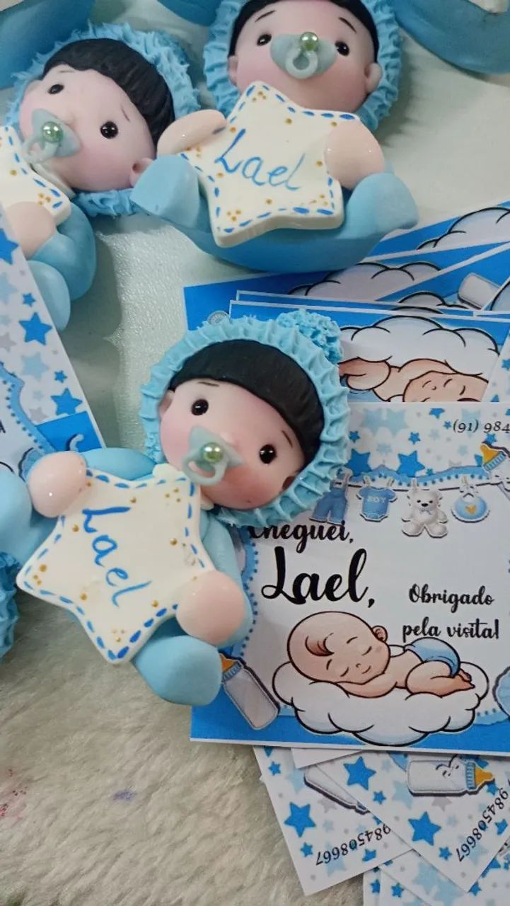 Lembrancinhas para maternidade em Biscuit  - Foto 5