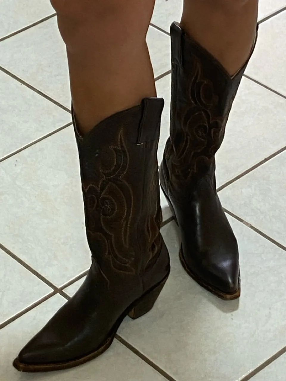 Botina couro, n 36 - Foto 3