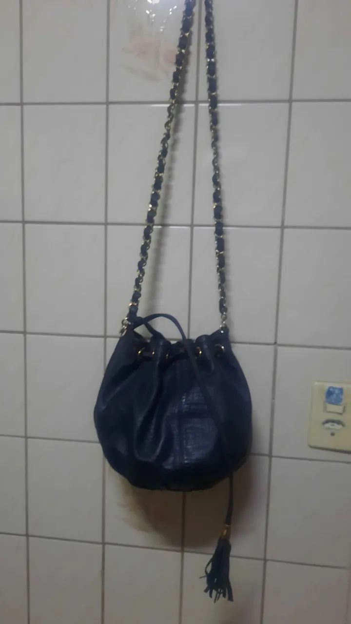 Bolsa de couro feminina 