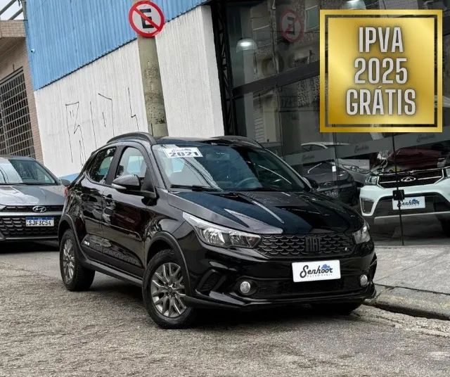 Fiat Argo 1.8 Trekking Automático Preto Ano 2021