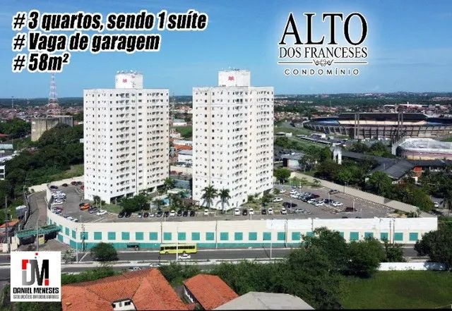 Alugo Alto dos Franceses, 2 quartos, 53m² - Foto 2