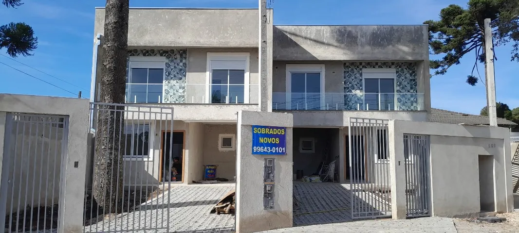 Sobrados Duplex novos 135 m2 frente para rua e internos