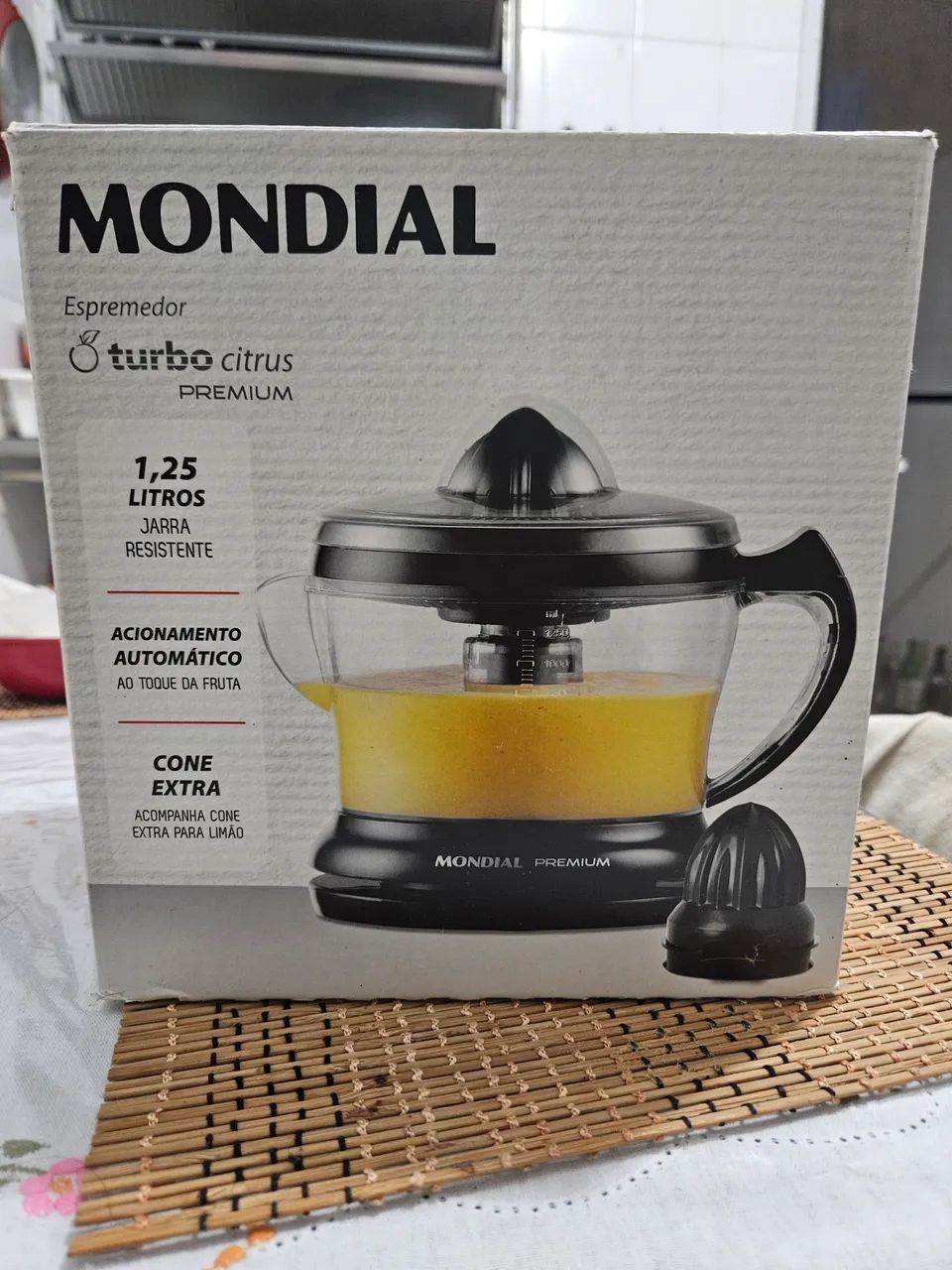 Espremedor de Frutas Mondial Turbo Citrus 1,25 Litros