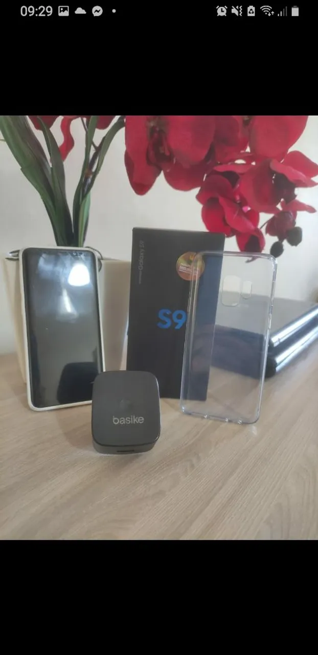 SAMSUNG S9 128GB C/ CAIXA, CARREGADOR E...