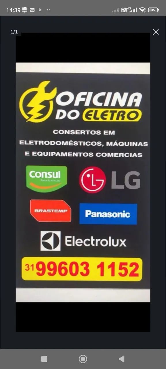 Assistência técnica  bairro Padre Eustáquio   ..