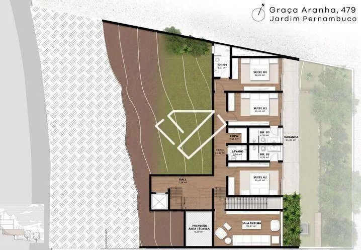 Casa com 5 quartos à venda, 650 m² por R$ 27.600.000 - Leblon - Rio de Janeiro/RJ - Foto 12