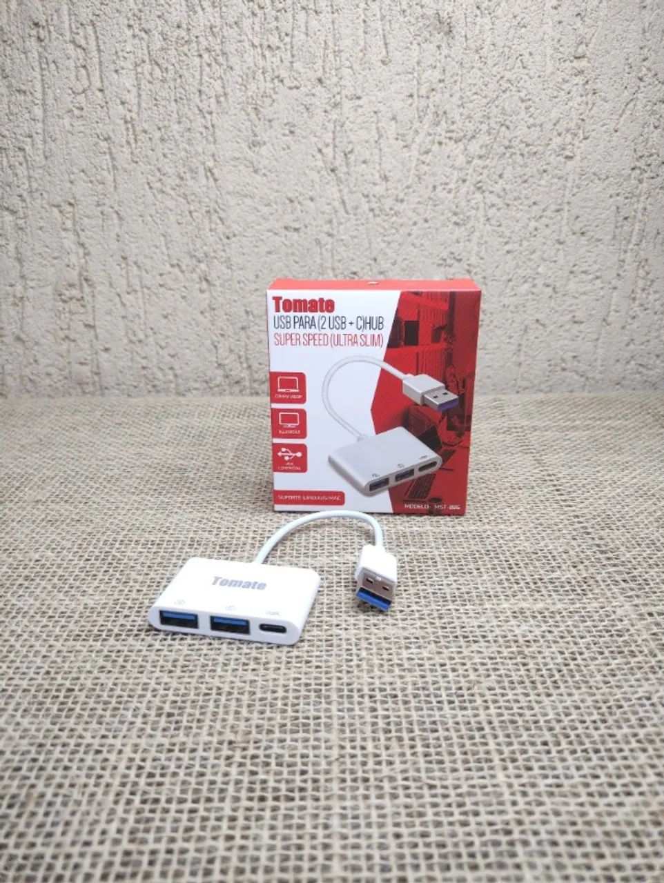 Adaptador Hub Usb +usb C (type-c) Para Windows Mac