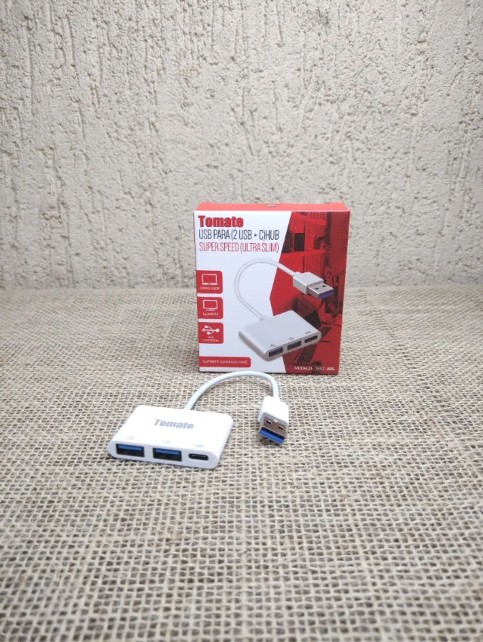 Adaptador Hub Usb +usb C (type-c) Para Windows Mac