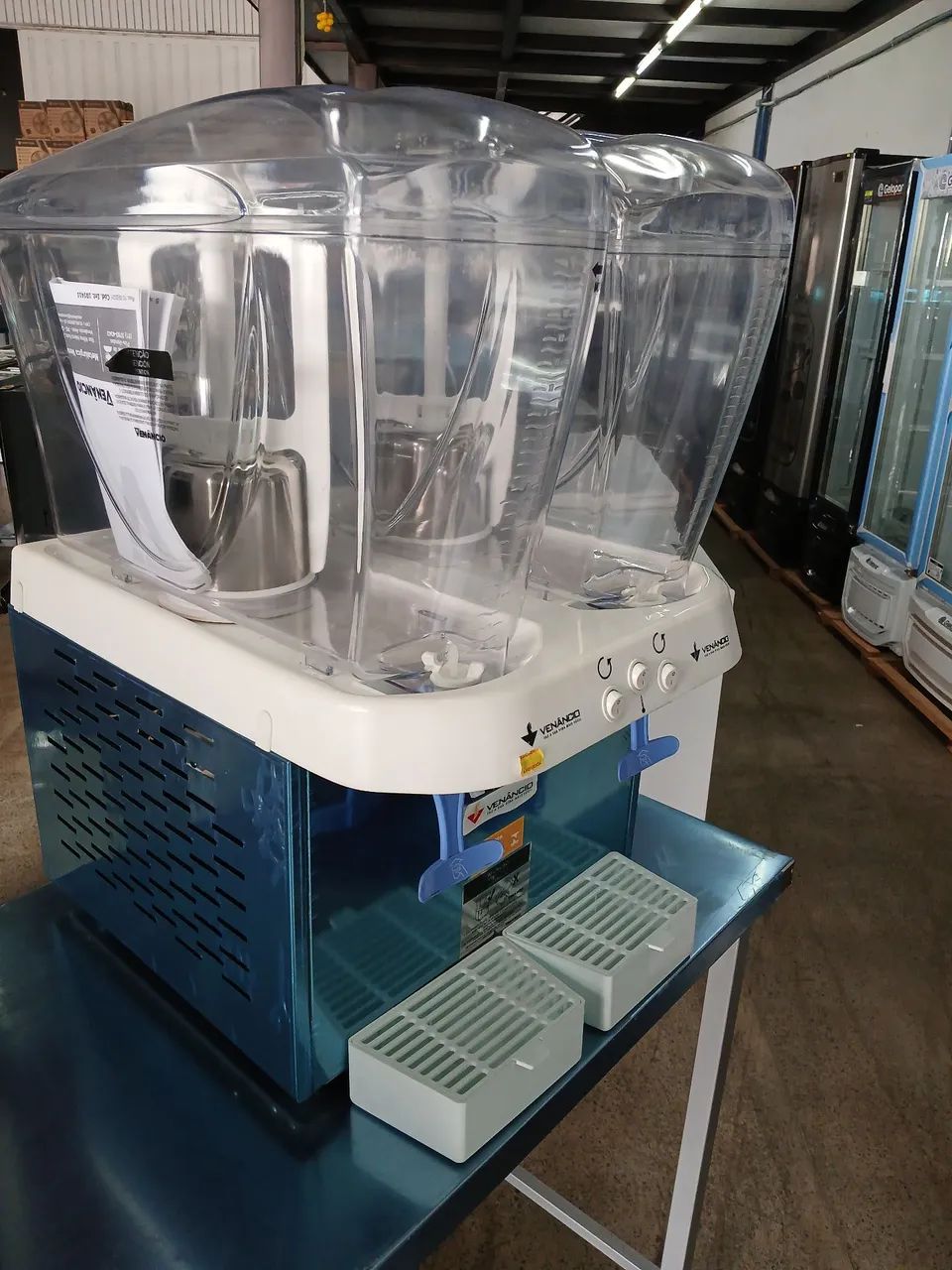 Refresqueira Inox 2 Cubas 16 Litros cada para Suco - Foto 3