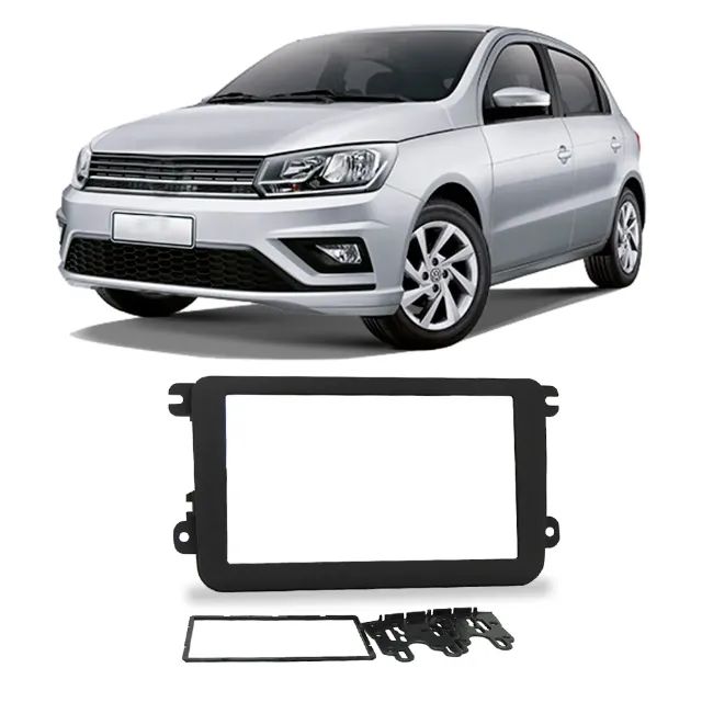Acabamento 2Din de Painel para Tela Multimídia 7 Polegadas Gol Voyage G8