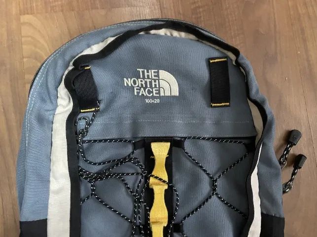 MOCHILA THE NORTH FACE KARGO 100 + 20 PRETO E AZUL - Foto 6