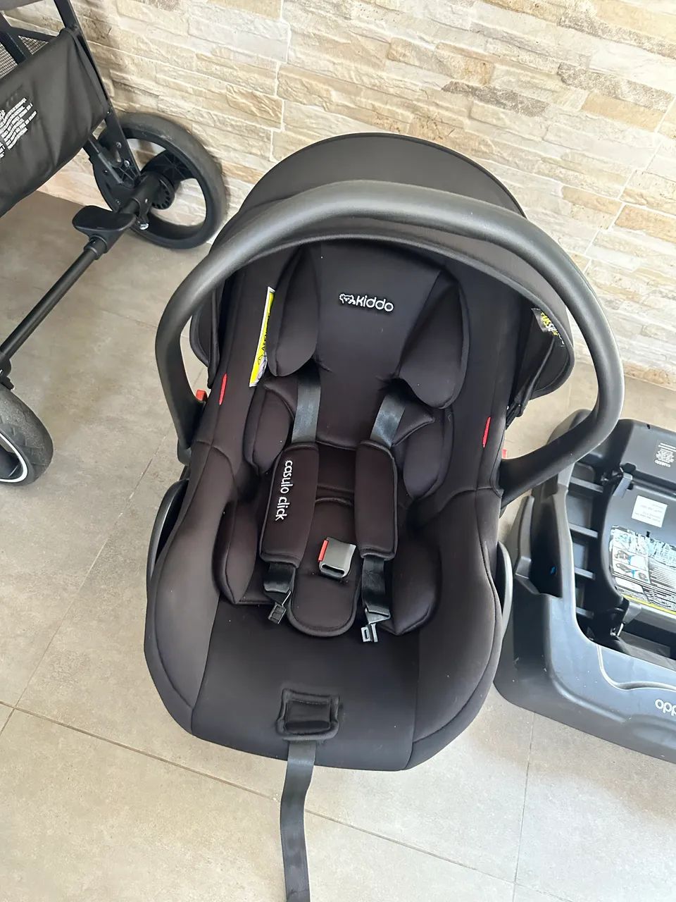 Carrinho De Bebê Cosmos Com Bebê Conforto E Base - Kiddo - Foto 2