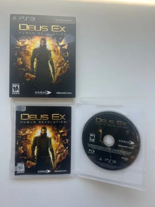deus ex human revolution original midia fisica ps3 - Foto 3