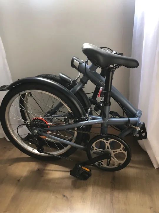 Bicicleta Dobrável -  Btwin Oxylane Ótima para o Dia a Dia