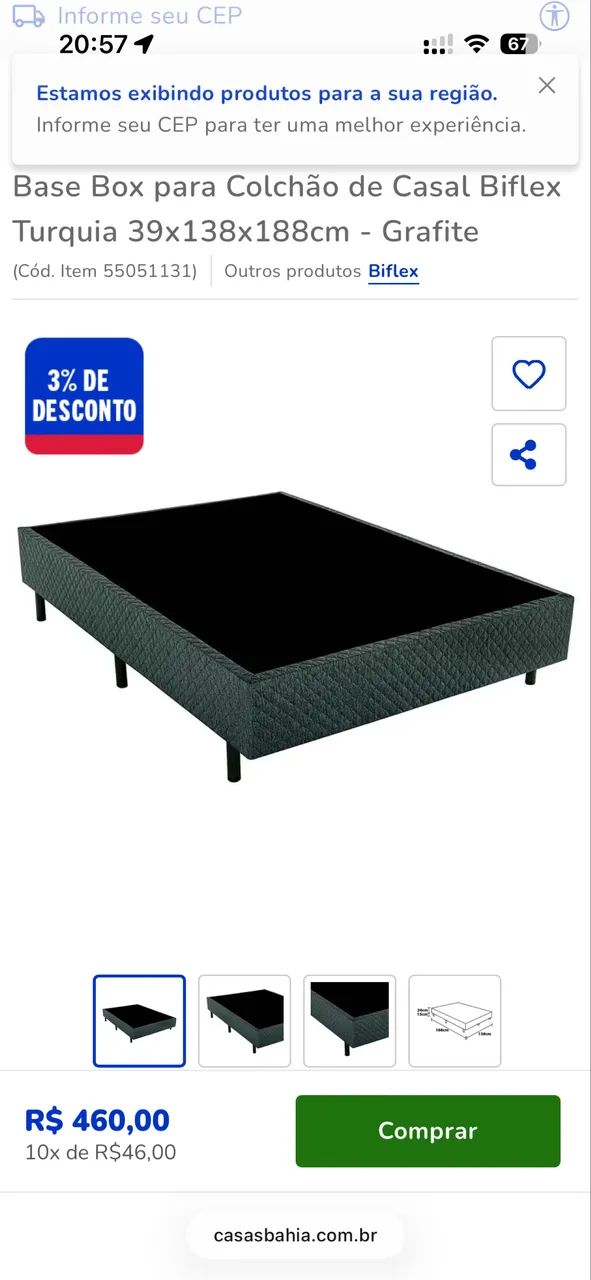 Cama casal doação64311997977345123