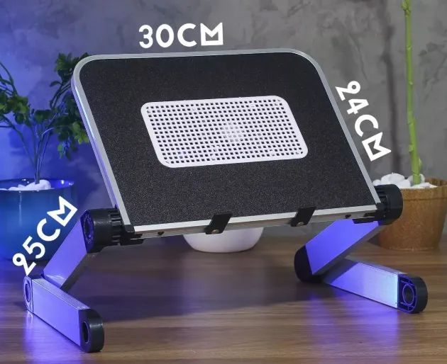Suporte Mesa para Notebook Multifuncional Oberon OR-SP249 com Ajustavel - Foto 3