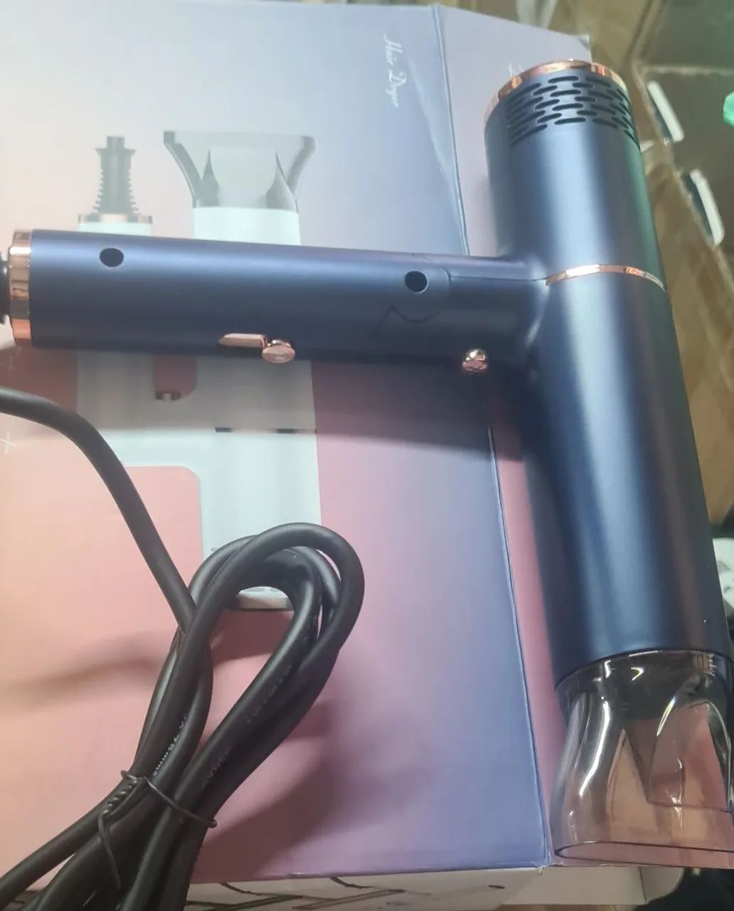 Secador Profissional Dobrável Hair Dryer Bivolt  - Foto 5
