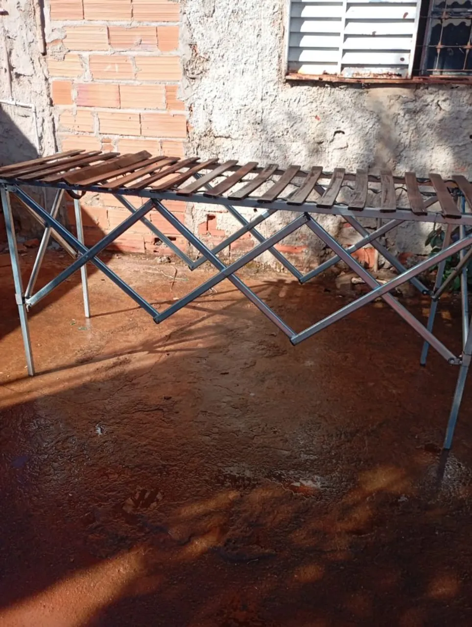 Mesa de exposição dobrável para comércio