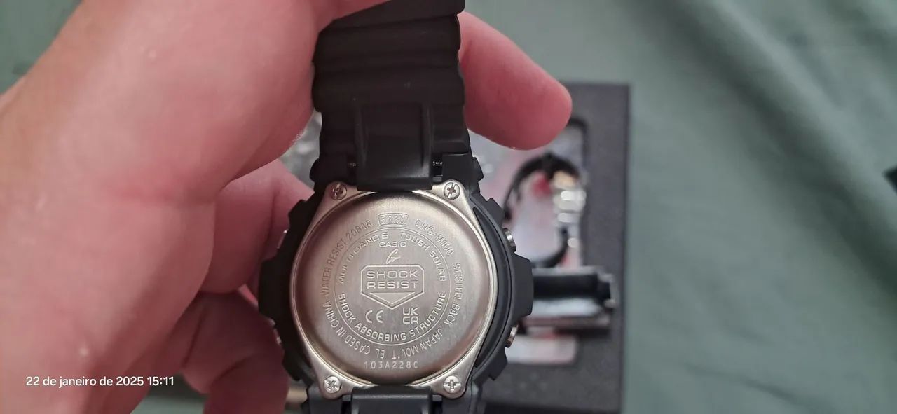Relógio G-Shock Masculino AWG-M100A multiband 6 Tough Solar. <br> - Foto 5