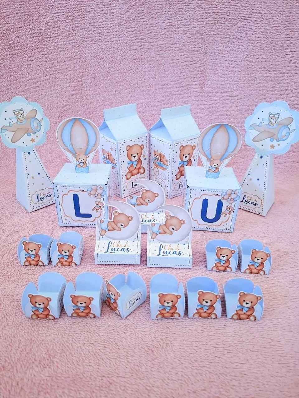 Decoração Chá de Bebê - Caixinhas pra colocar doce, lembrancinha  - Foto 2