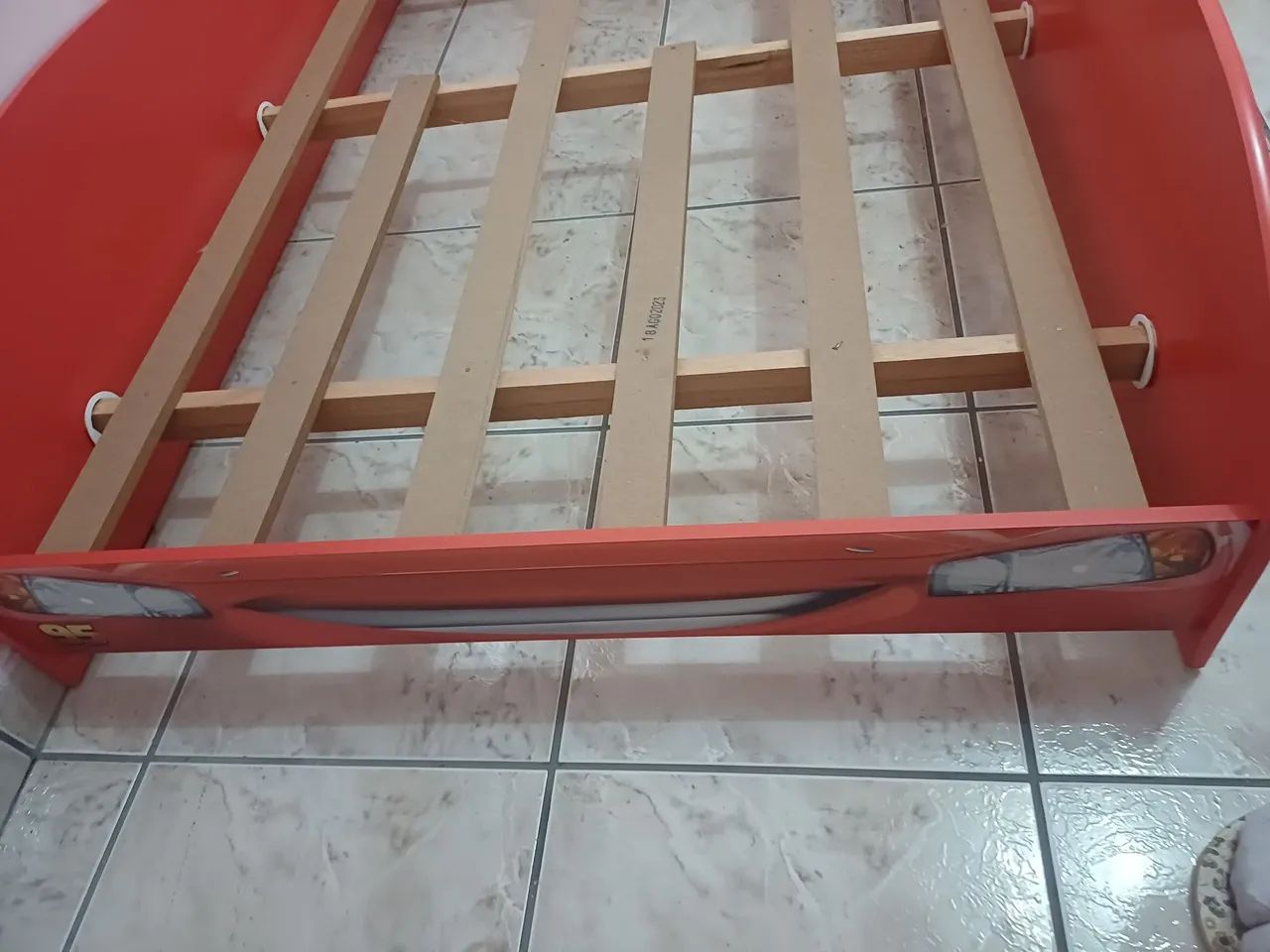 Cama infantil mcqueen com colchão  - Foto 3