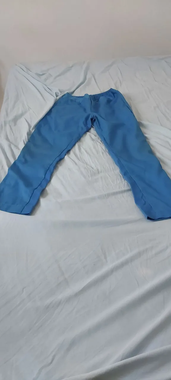 Calça de Moletom Azul , escolar