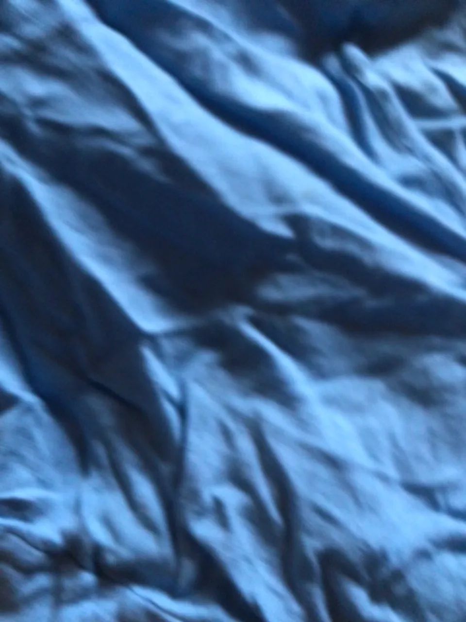 Blusa de tecido leve azul - Foto 2