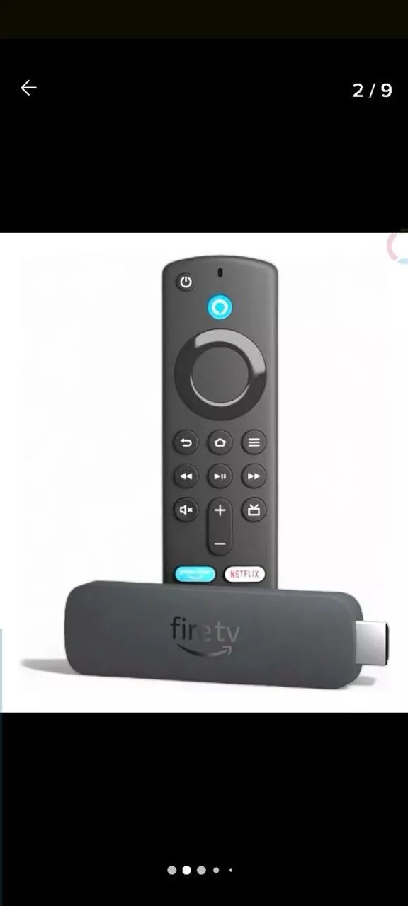 Amazon Fire Tv Stick 4k wifi 6 2° geração Com Alexa E Comandos De Tv - Foto 2