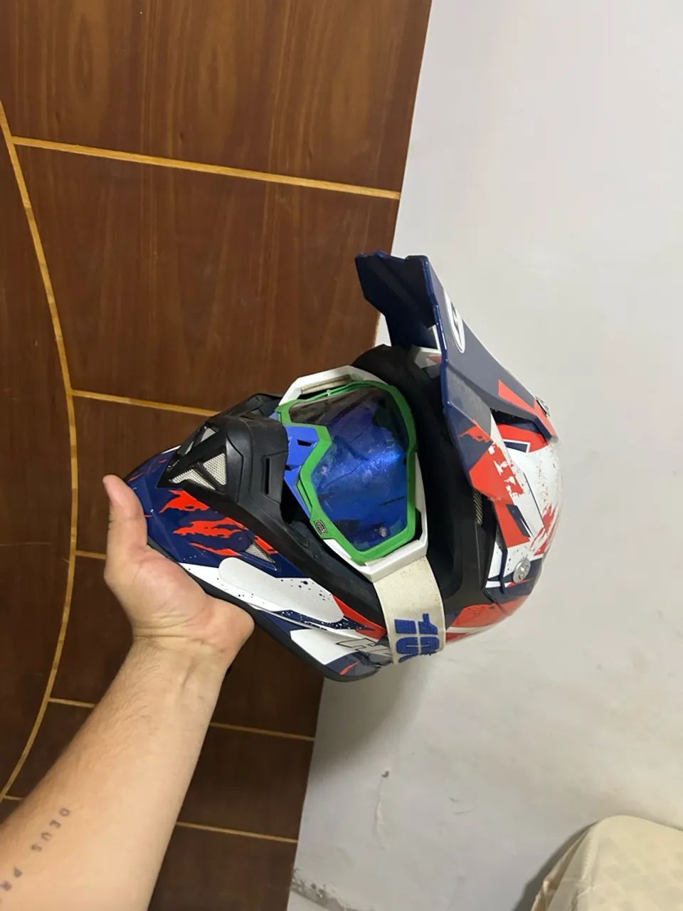 Capacete de motocross Helt  - Foto 3
