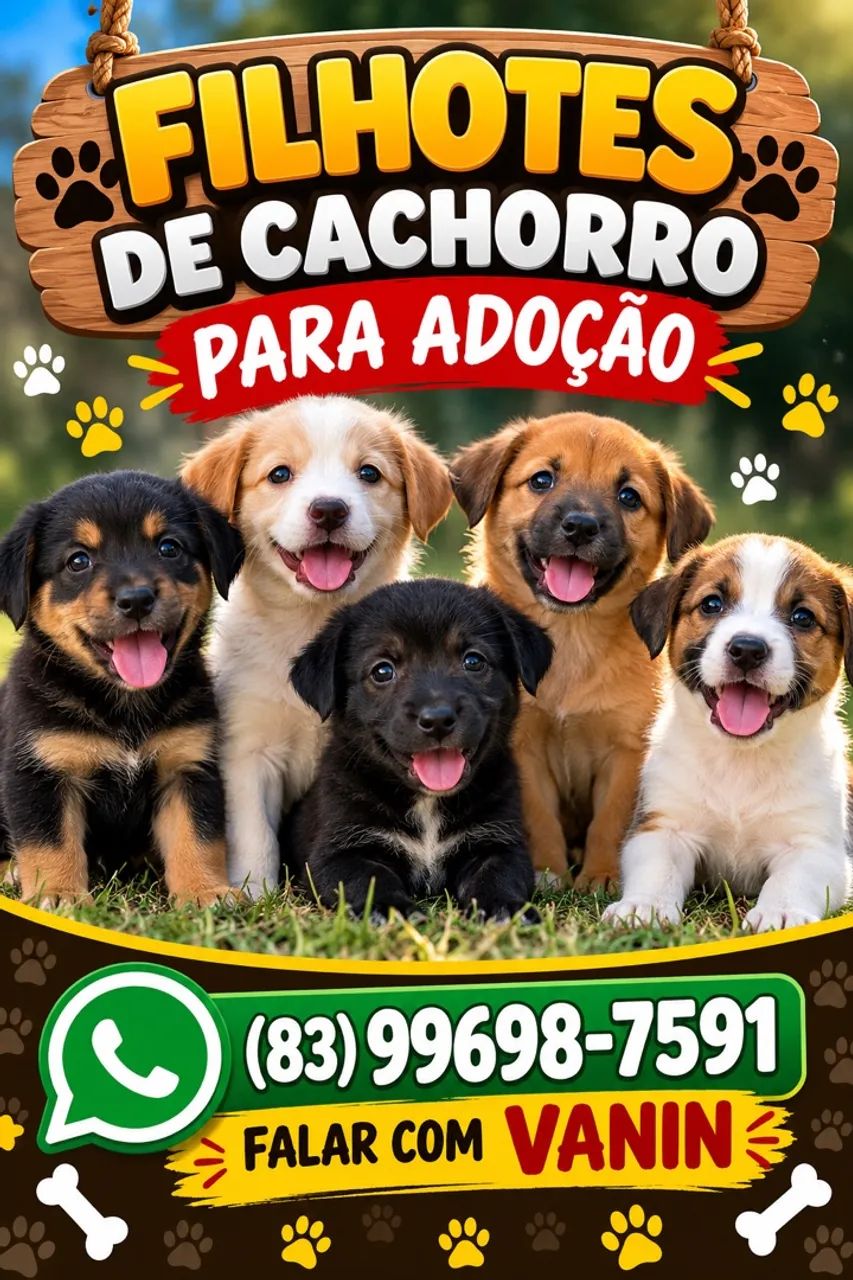 Filhotes para ADOÇÃO  - Foto 5