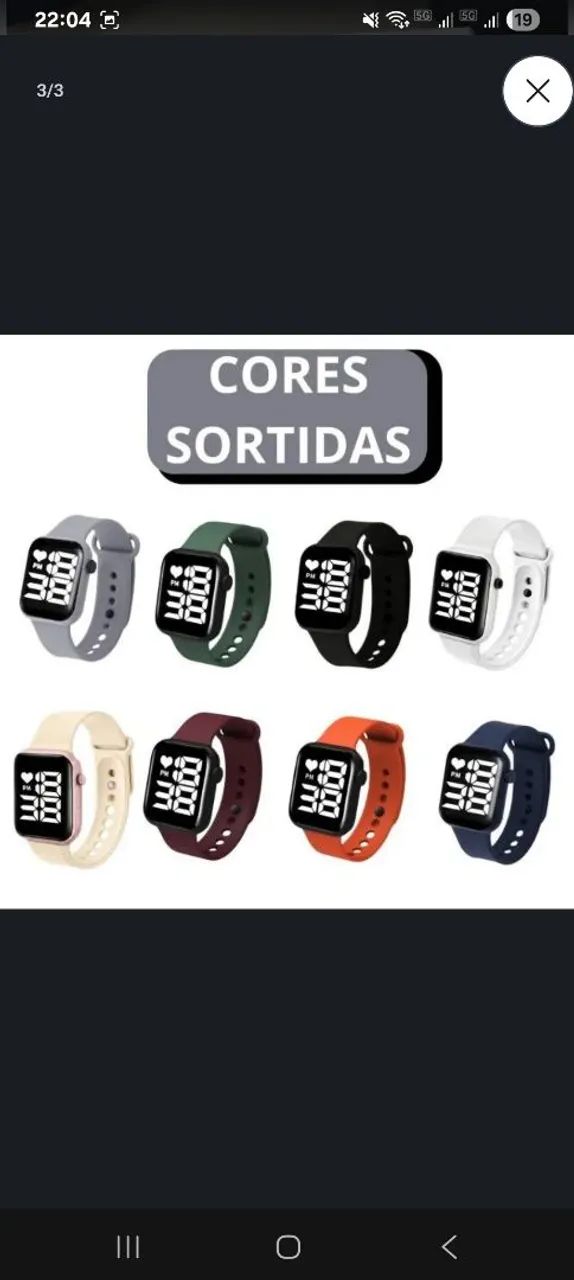 Kit 5 relógios smartwatch skmei - Foto 3