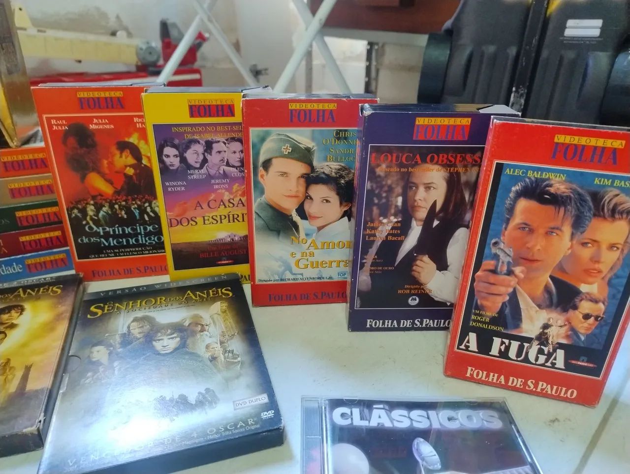Lote antigo colecionador VHS  CD DVD - Foto 3