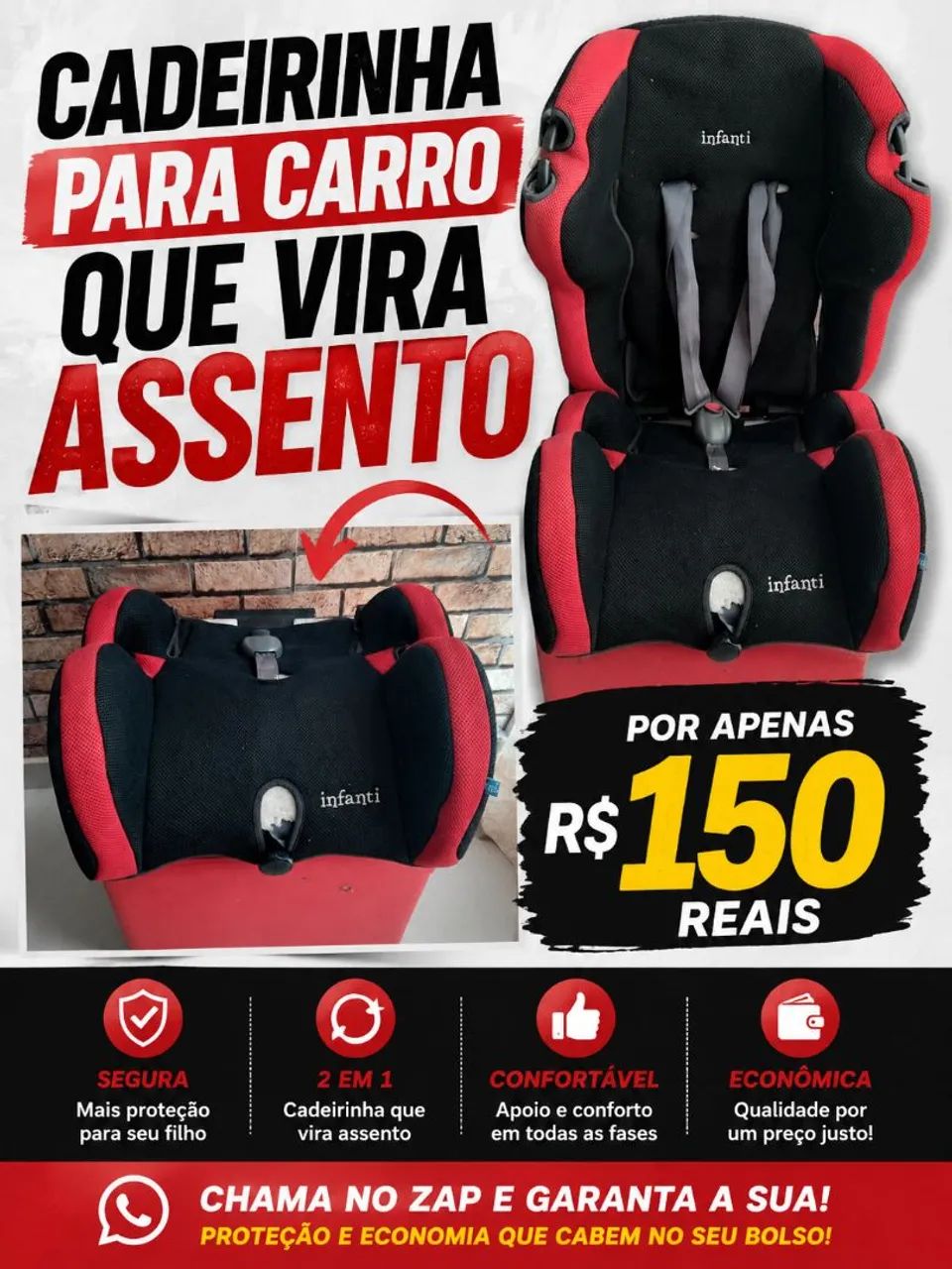Cadeirinha de carro  - Foto 3