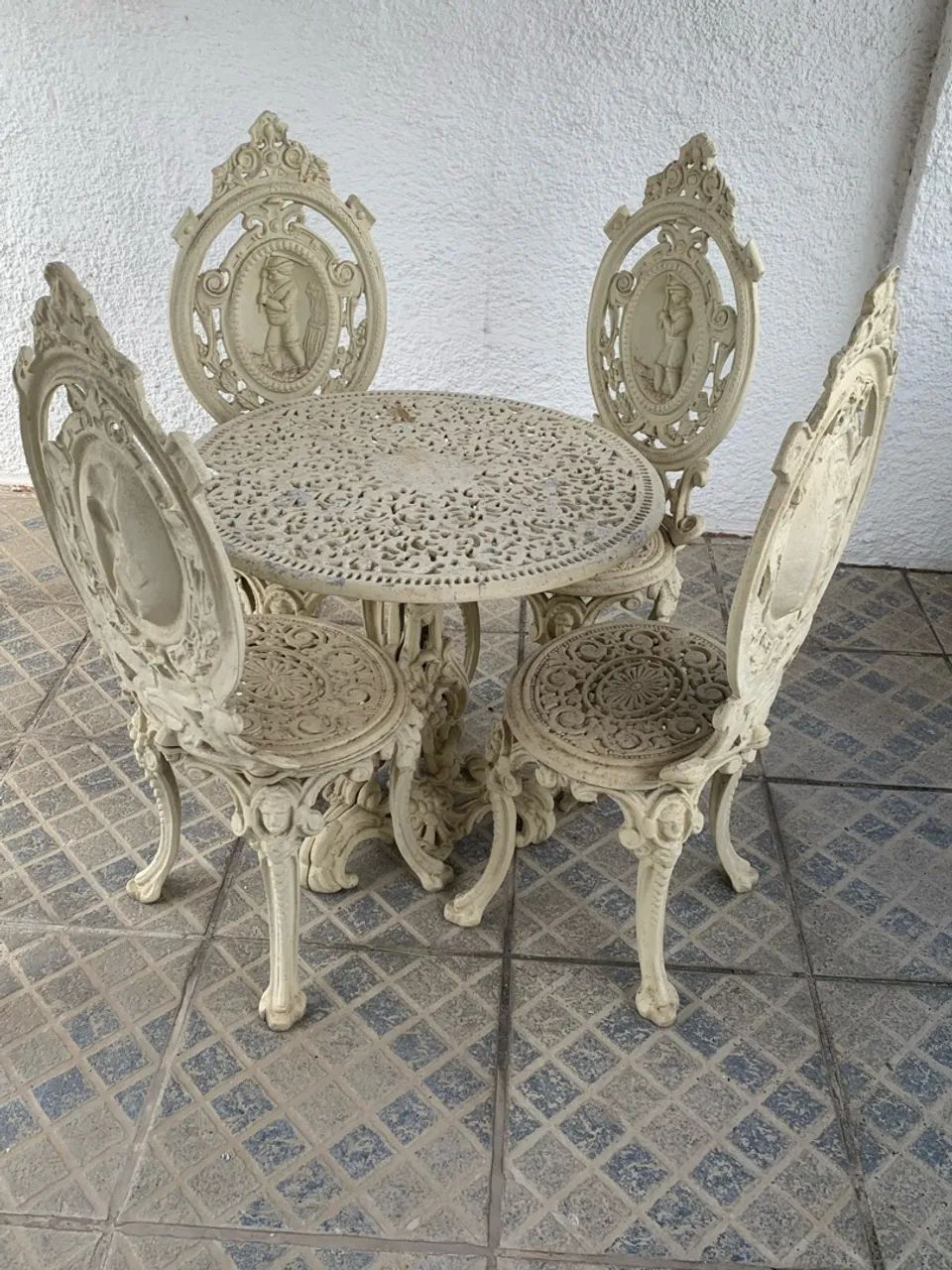  CONJUNTO DE VARANDA/JARDIM MESA E CADEIRAs