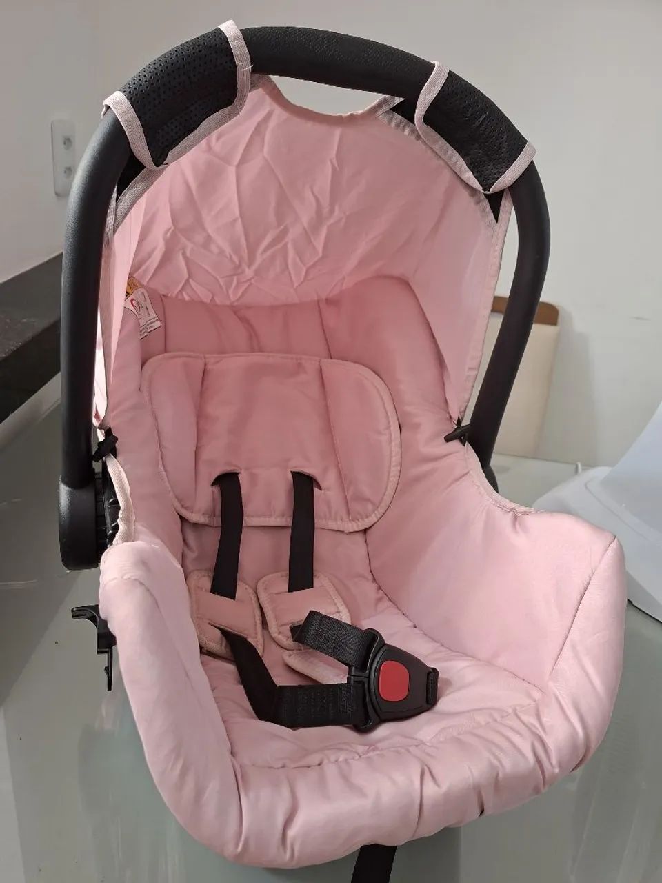 Bebê conforto galzerano rosa  - Foto 4