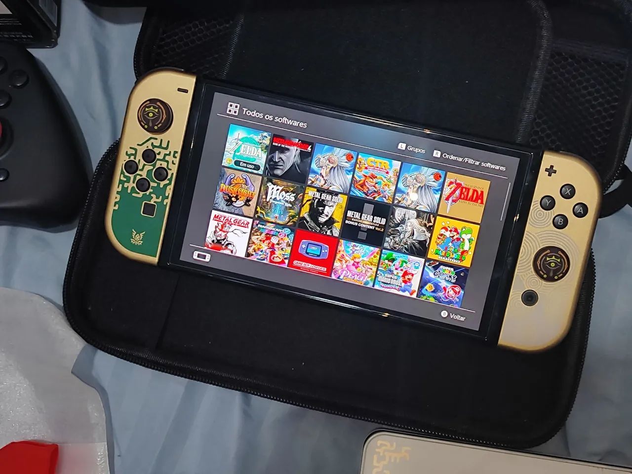 Nintendo switch OLED - Zelda 256gb SD  - Foto 5