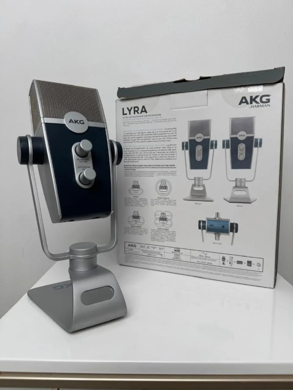 Microfone AKG Lyra Condensador Estéreo