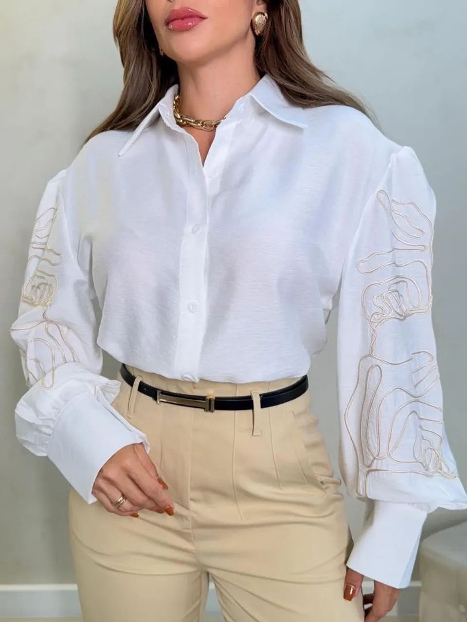 BLUSA em LINHO  - Foto 3