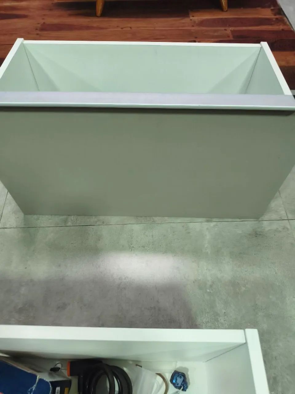 Home ou balcão suspenso com duas gavetas 100% MDF - Foto 2