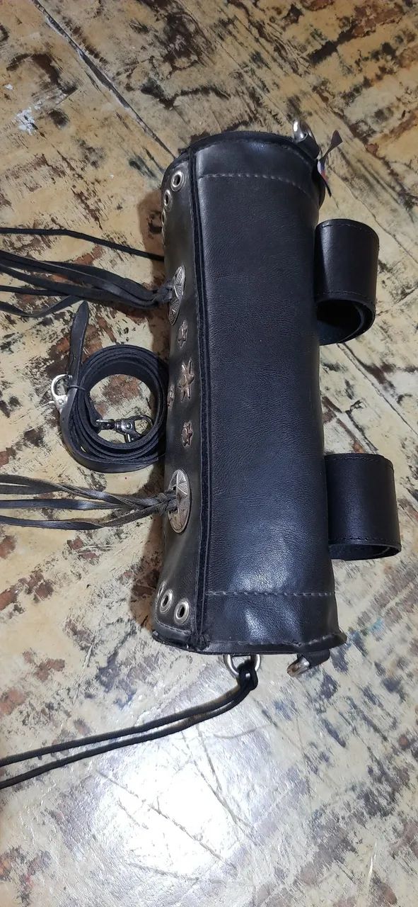 Bolsa/alforge p/moto custom - Foto 3