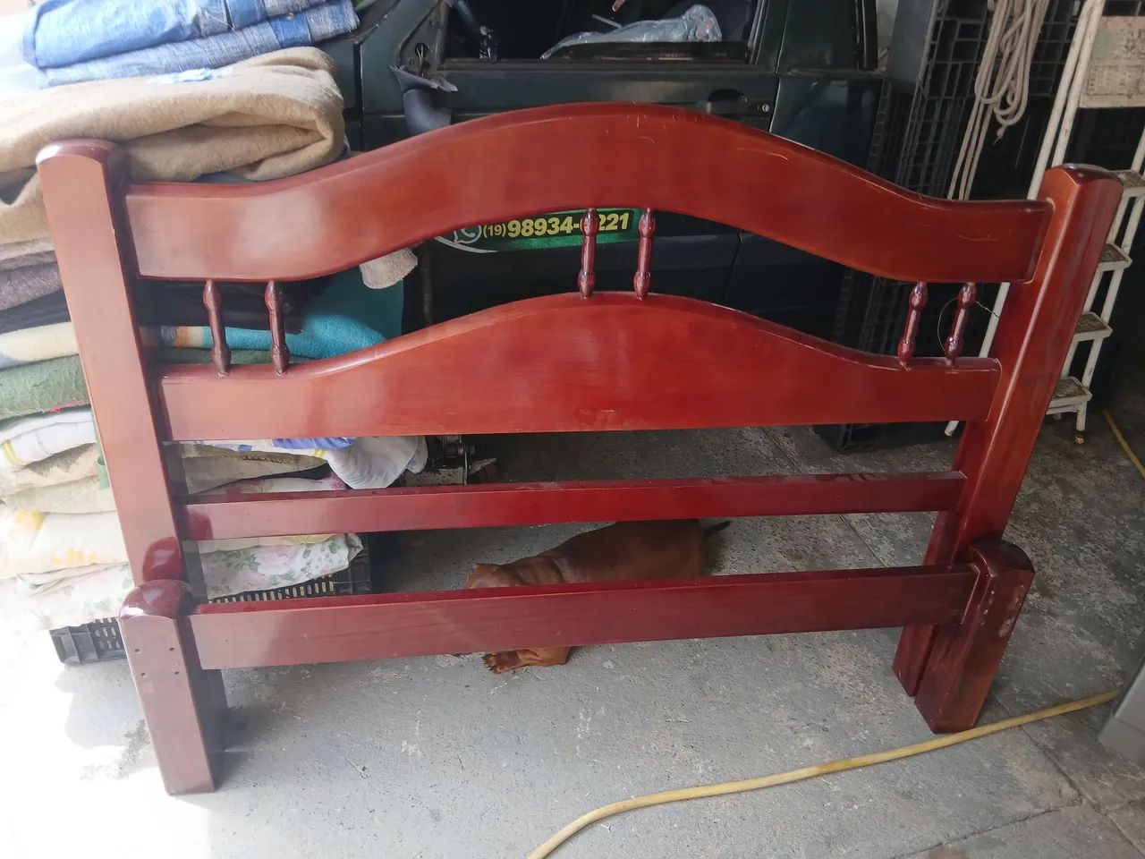 Cama de casal madeira 